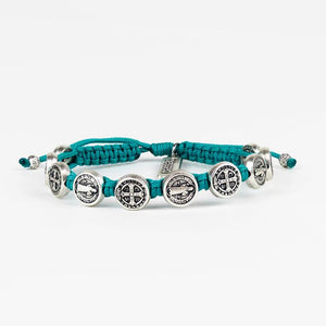 Benedictine Blessing Bracelet - Silver Medals