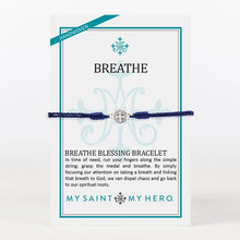 Load image into Gallery viewer, Breathe Blessing Bracelet - Silver Medal
