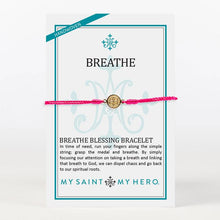 Load image into Gallery viewer, Breathe Blessing Bracelet - Gold Medal
