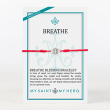 Load image into Gallery viewer, Breathe Blessing Bracelet - Silver Medal
