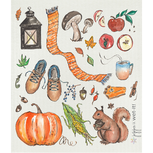 Autumn Glow - Swedish Dish Cloth