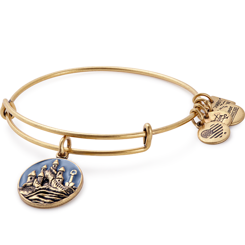 Alex and Ani Sand Castle Charm Bangle