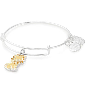 Alex and Ani Lion Charm Bangle
