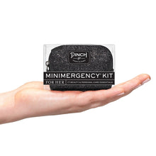 Load image into Gallery viewer, Glitter Minimergency Kit Black Multi Glitter
