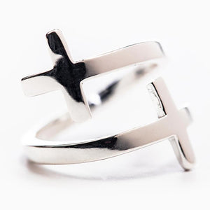Pillar of Faith Cross Ring