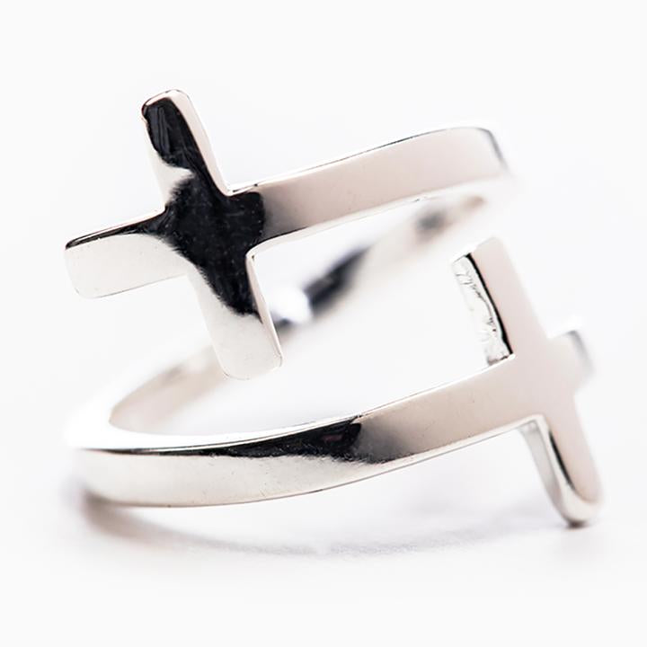 Pillar of Faith Cross Ring