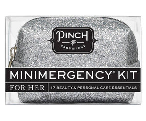 Glitter Minimergency Kit Silver Multi