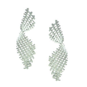 Curvy Mesh Post Earrings