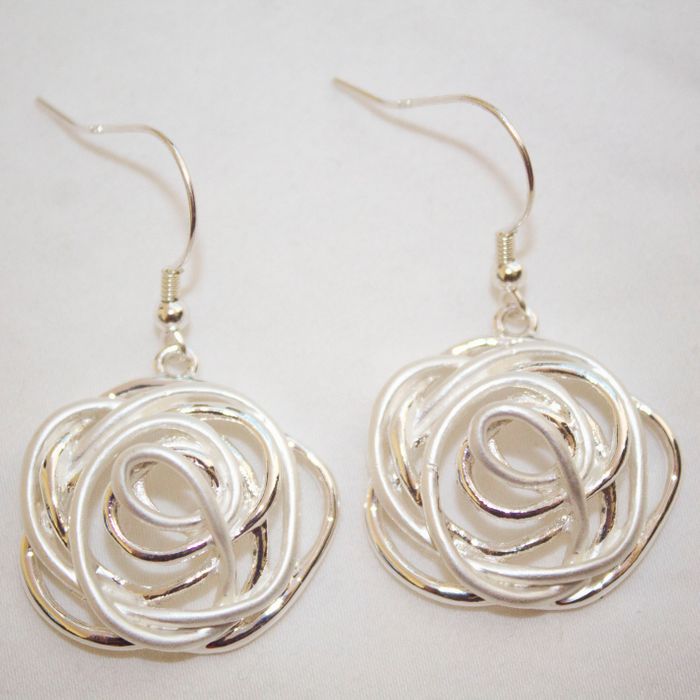 Flower Swirl Earrings