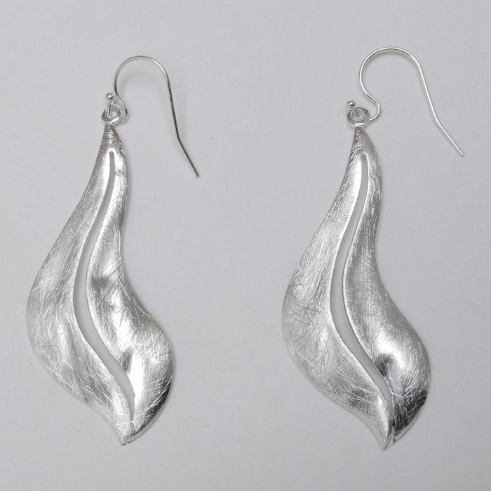 Teardrop Open Center Earrings