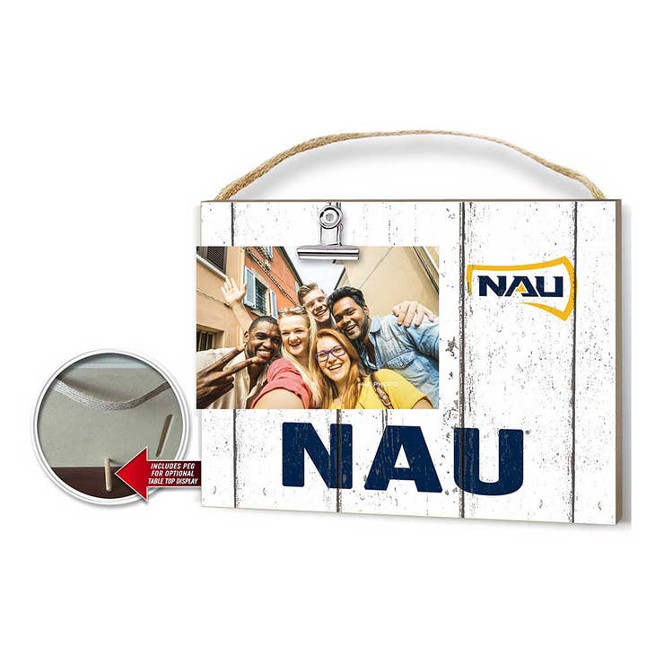 Northern Arizona Lumberjacks Clip It Weathered Logo Frame