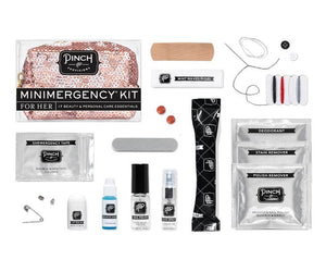 Rose Gold Sequin Minimergency Kit