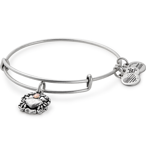 Alex and Ani Crab Charm Bangle