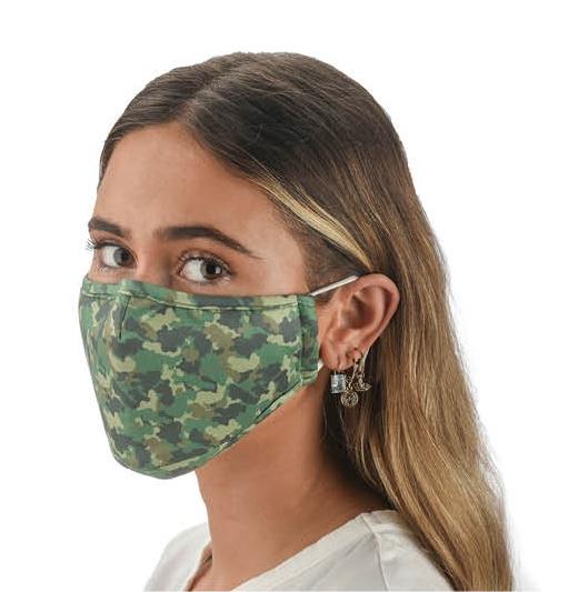 Snoozies Camo Fashion Face Covering with 4 Filters