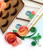Load image into Gallery viewer, Quilled Birdhouse Greeting Card
