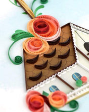Load image into Gallery viewer, Quilled Birdhouse Greeting Card

