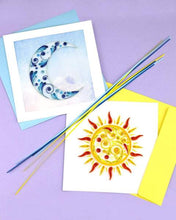 Load image into Gallery viewer, Quilled Sun Greeting Card
