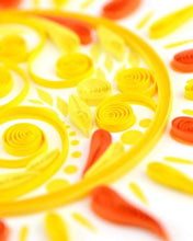 Load image into Gallery viewer, Quilled Sun Greeting Card
