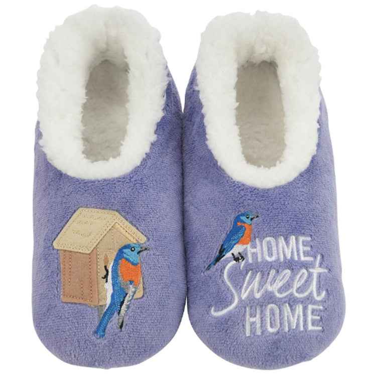 Womens Home Sweet Home Snoozies - Foot CoveringsWomen's Home Sweet Home Lavender Snoozies - Foot Coverings