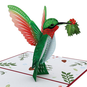 Holiday Hummingbird Lovepop Card