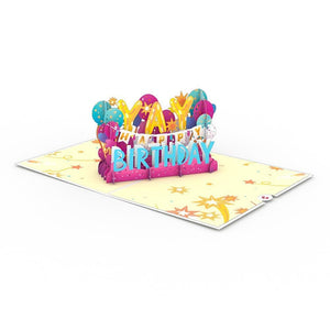 Birthday Celebration 3D Card