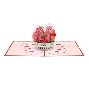 Happy Valentine's Day Basket Lovepop Card