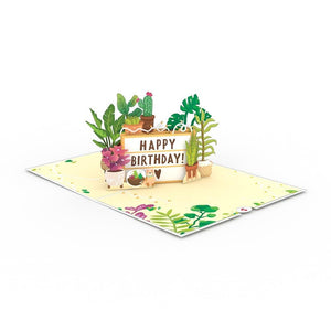 Happy Birthday Plants 3D Card