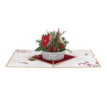 Load image into Gallery viewer, Winter Flower Basket Lovepop Card
