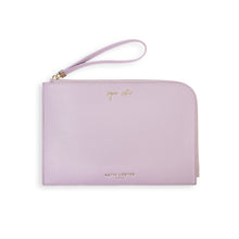 Load image into Gallery viewer, Secret Message Pouch - Super Sister - Lilac
