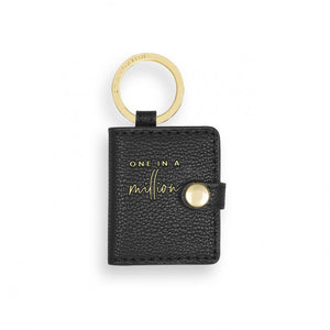 Beautifully Boxed Keyring - One In A Million - Black