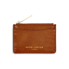 Load image into Gallery viewer, Cara Curve Card Holder - Cognac

