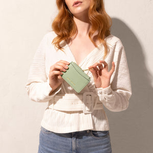 Cara Card Holder - Sage Green