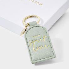 Load image into Gallery viewer, Beautifully Boxed Keyring - Home Sweet Home - Sage Green
