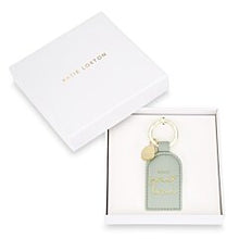 Load image into Gallery viewer, Beautifully Boxed Keyring - Home Sweet Home - Sage Green
