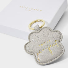 Load image into Gallery viewer, Beautifully Boxed Dog Keyring - You&#39;re Paw-fect - Gray
