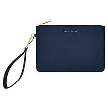 Load image into Gallery viewer, Zana Wristlet Pouch - Navy
