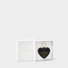 Load image into Gallery viewer, Beautifully Boxed Pet Keychain - Pets Leave Pawprints On Our Heart - Black
