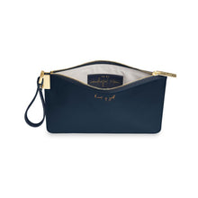 Load image into Gallery viewer, Secret Message Pouch - Heart of Gold/To My Wonderful Mom Navy Blue
