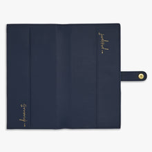Load image into Gallery viewer, Travel Wallet Yay for Vacay - Blue
