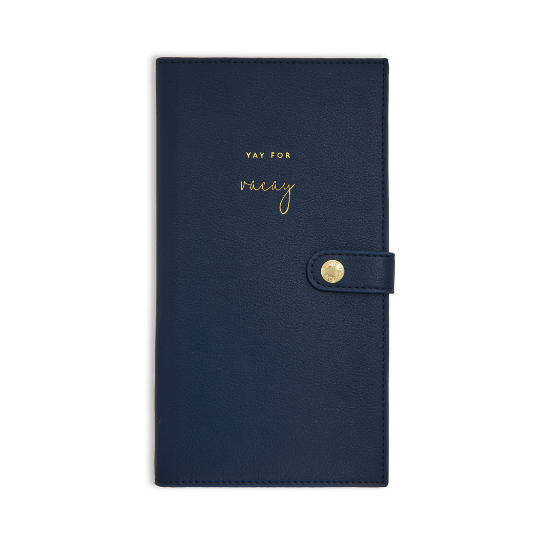 Travel Wallet Yay for Vacay - Blue