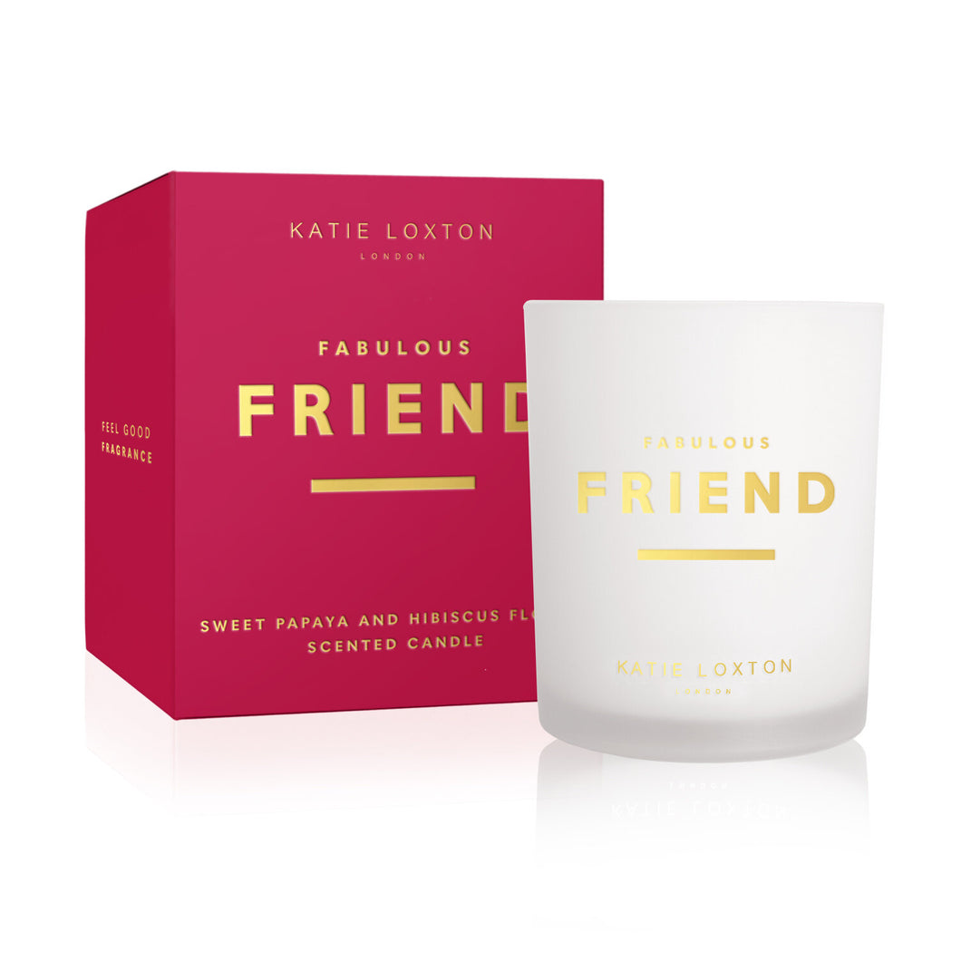 Fabulous Friend Candle - Sweet Papaya and Hibiscus Flower