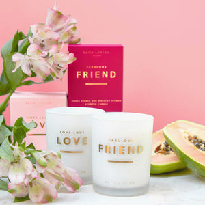 Fabulous Friend Candle - Sweet Papaya and Hibiscus Flower
