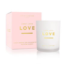 Load image into Gallery viewer, Love Love Love Candle - Sweet Papaya and Hibiscus Flower
