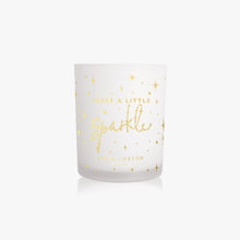 Load image into Gallery viewer, Leave a Little Sparkle Festive Candle - Sweet Vanilla and Salted Caramel
