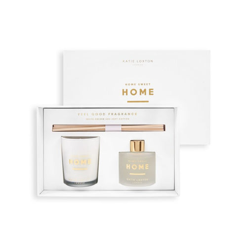 Home Sweet Home Mini Fragrance Set - White Orchid and Soft Cotton