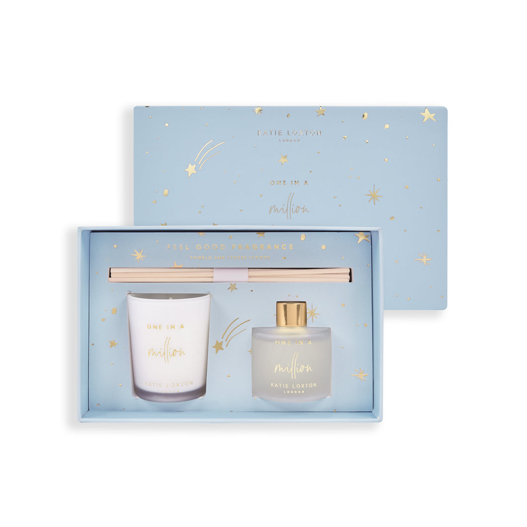 One in A Million Girl Sentiment Mini Fragrance Set - Sweet Pomelo and Lychee Flower