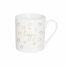 Load image into Gallery viewer, Porcelain Mug - Be Happy
