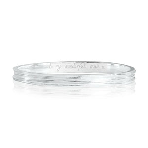 Katie Loxton - Secret Message Bangle - To My Wonderful Mom - Silver Bangle