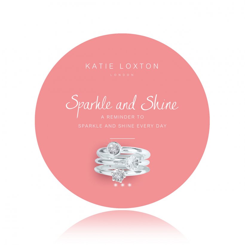 Summer Sparkle and Shine - Silver Ring Stack