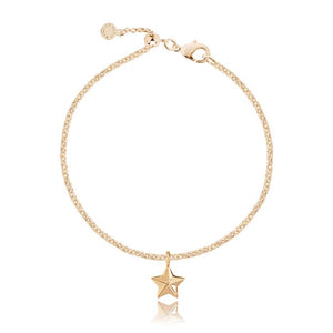 Katie Loxton Make A Wish - Star - Yellow Gold Star Charm Bracelet